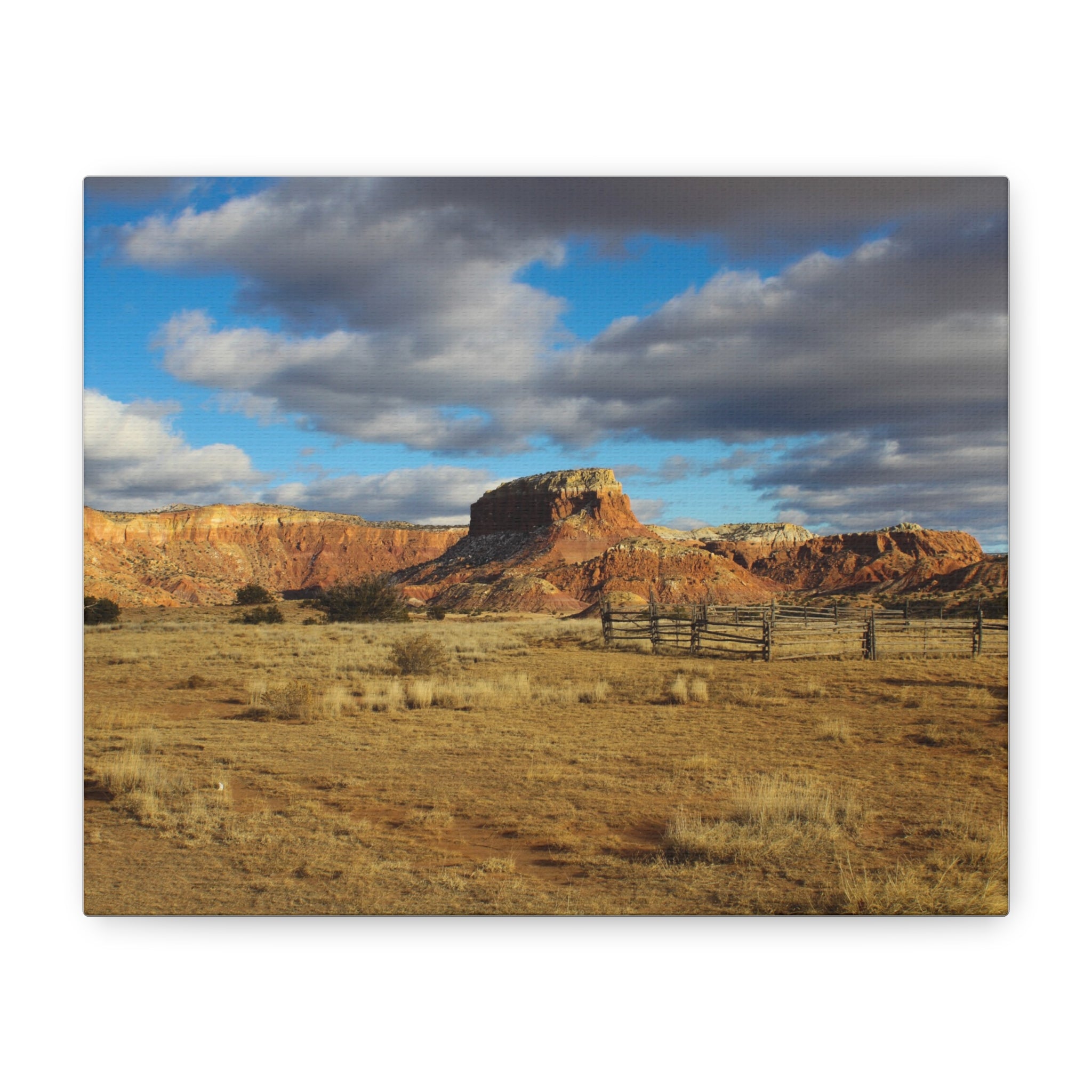 Desert Mesa Landscape Canvas - Matte Stretched Wall Art