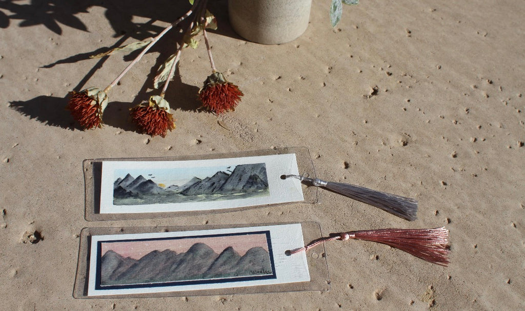 Mountain Watercolor Bookmarks