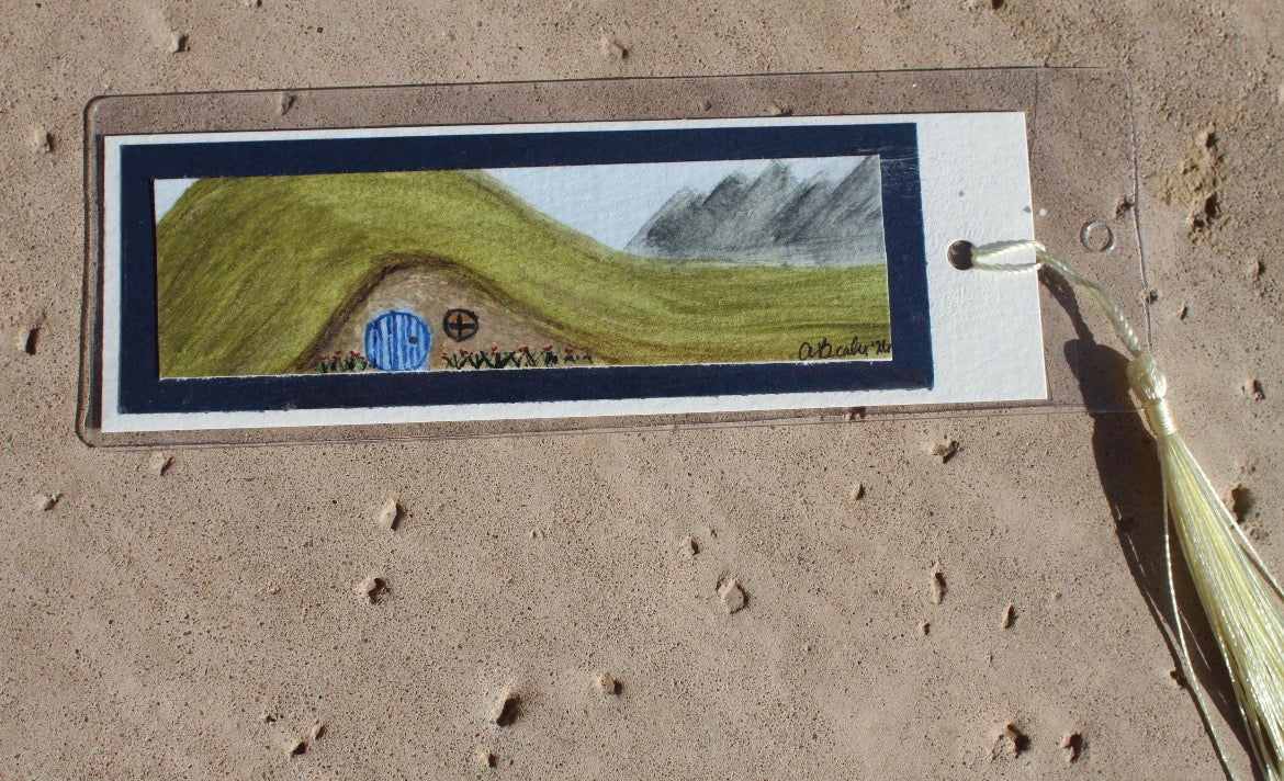 Hobbit Themed Watercolor Bookmarks