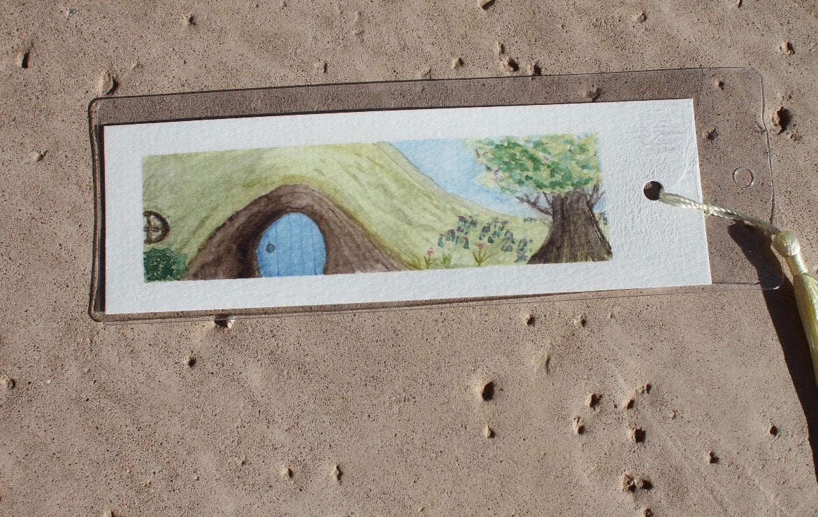 Hobbit Themed Watercolor Bookmarks