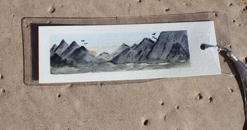 Mountain Watercolor Bookmarks