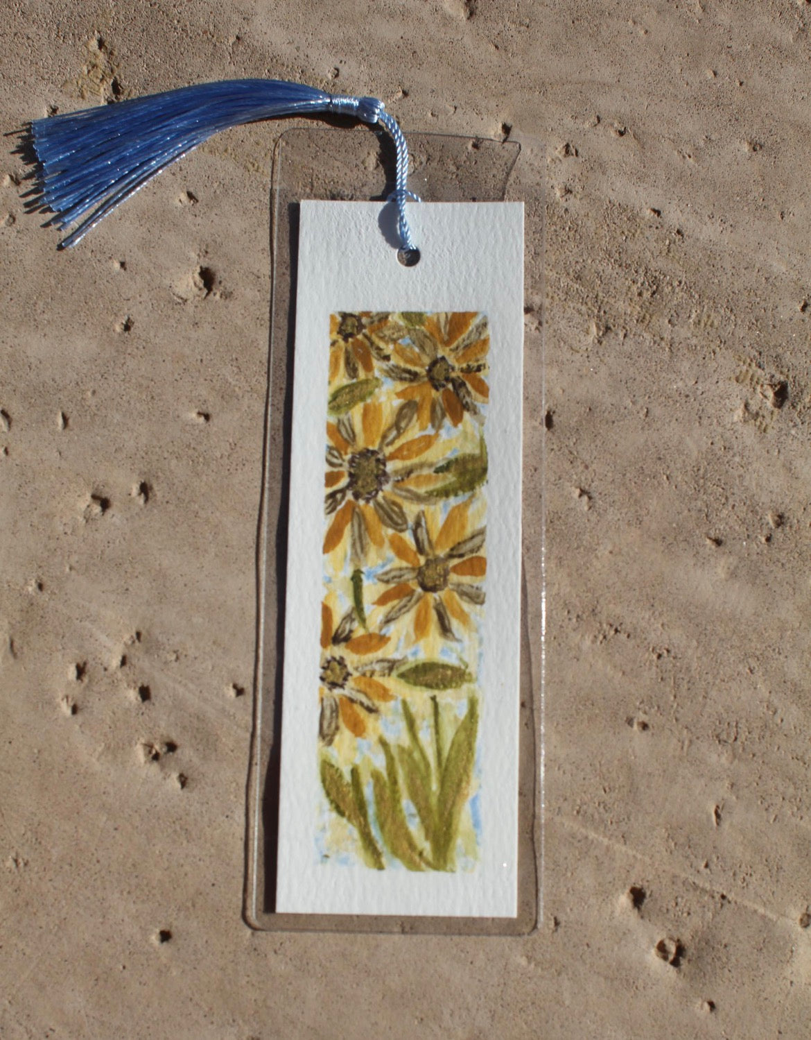 Floral themed bookmarks