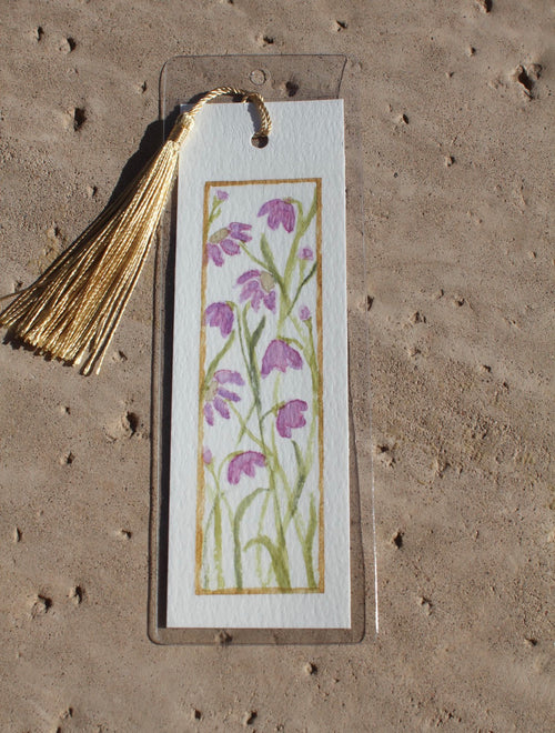 Floral themed bookmarks