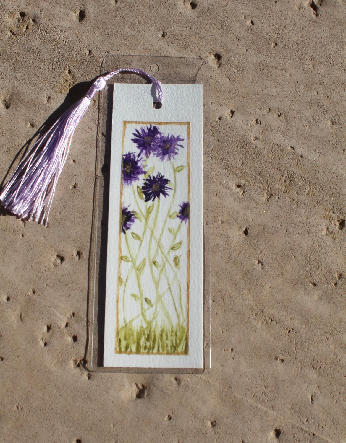 Floral themed bookmarks