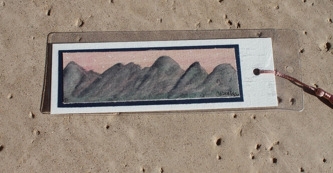 Mountain Watercolor Bookmarks