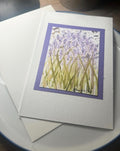 Purple Flowers 4x6 card