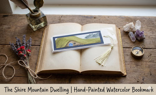 Hobbit Themed Watercolor Bookmarks