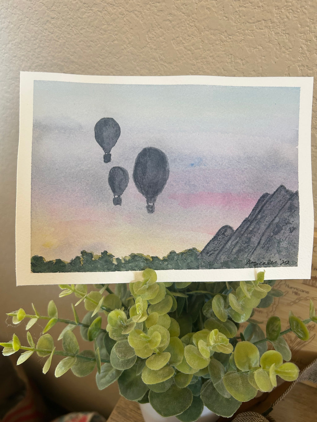 🌾 Original 5x7 Watercolor Painting | Hand-Painted Art