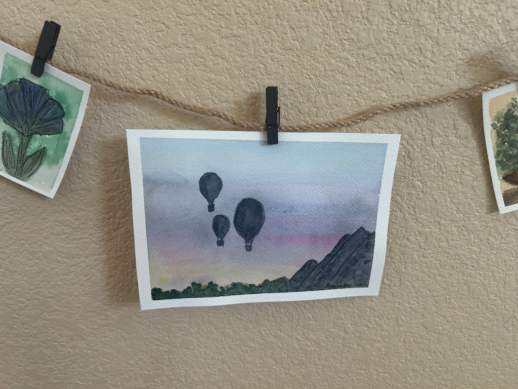 🌾 Original 5x7 Watercolor Painting | Hand-Painted Art