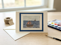 Hand-Painted Sailboat Greeting Card | Original Watercolor