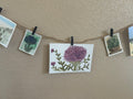 🌿 Original Thistle Watercolor Painting | Hand-Painted Art (5" x 7")