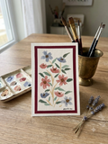 Hand-Painted Floral Watercolor Card | Blank Greeting Card